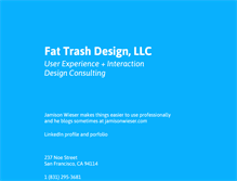 Tablet Screenshot of fattrash.com